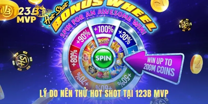 Hot Shot - Chơi Game Nổ Hũ Tốc Độ Cao Tại 123B 4 Hot Shot hấp dẫn nhờ lối chơi tốc độ và chủ đề thể thao khác biệt